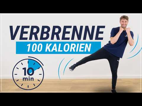 100 Kalorien verbrennen in 10 Minuten - Schnell abnehmen mit diesem Workout!