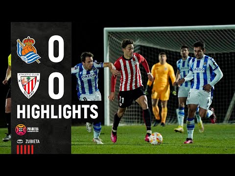 Imagen de portada del video ⚽ Resumen I Real Sociedad 0-0 Bilbao Athletic I Laburpena I Primera Federación J25