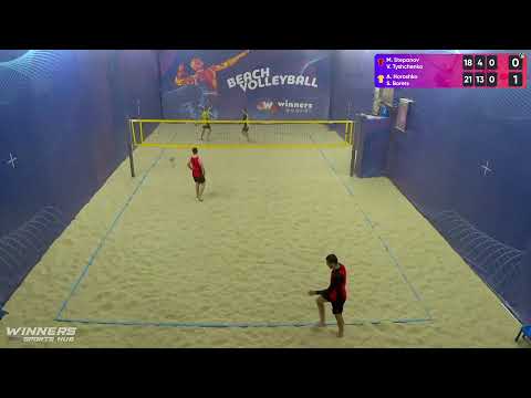 18:40 M.Stepanov / V.Tyshchenko - A.Horoshko / S.Borets |Winners Beach Volleyball