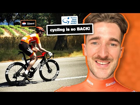 I play the first race of the 2026 season 🇦🇺 – Santos Tour Down Under 2026 on Pro Cycling Manager 25