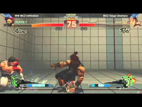 SSF4AE Match Analysis - SF 25th Anniversary Daigo vs Infiltration