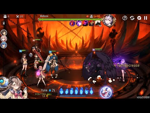 [EPIC SEVEN 2022] Abyss 108F walkthrough with Dizzy, Fire Tene, Yuna and Sol (Fast clear Wave 2)