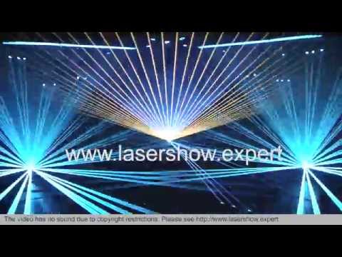 Laser Show Beamshow - Milk & Sugar - Let The Sun Shine