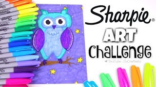 The SHARPIE CHALLENGE : Marker Art Without Erasing