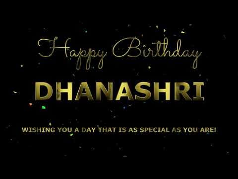 Happy Birthday Dhanashri