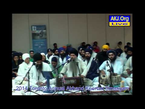 104 Toronto July 2014 Smaagam - Raensabaayee Keertan - Bh. Harpreet Singh Jee
