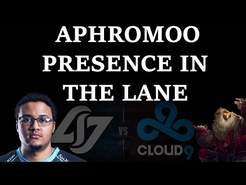 Aphromoo's presence in the lane (CLG vs C9)