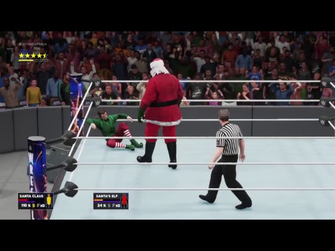 WWE 2K18 - Christmas (Holiday) 8 Man Battle Royal