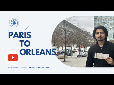 PARIS TO ORLEANS | EURO RAIL | TRAIN TRAVEL IN FRANCE