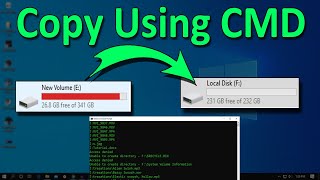 How To Transfer Files and Folder One Drive To Another Drive Using CMD