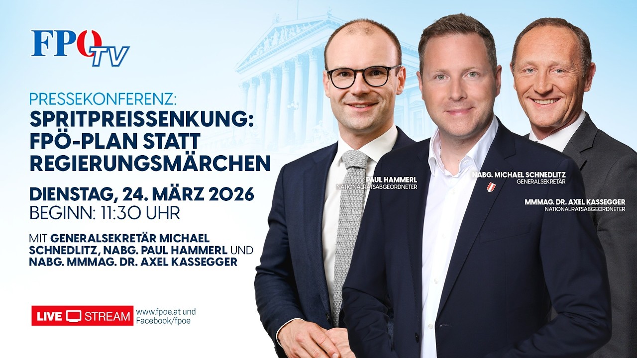 Spritpreissenkung: FPÖ-Plan statt Regierungsmärchen