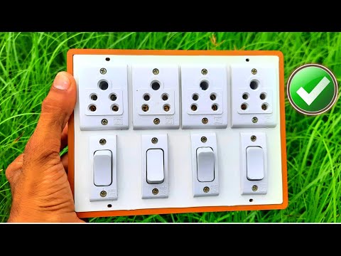 4 Switch 4 Socket Connection | 4 स्विच 4 सोकेट का वायरिंग कैसे करें | How To Electric Board Wiring |