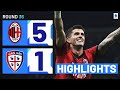 MILAN-CAGLIARI 5-1 | HIGHLIGHTS | Pulisic Nets Twice | Serie A 2023/24