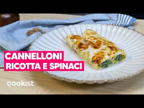 Cannelloni RICOTTA e SPINACI: super CREMOSI e GOLOSI, piaceranno a tutti!