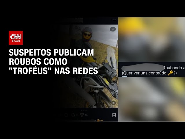Influencers do crime: Suspeitos publicam roubos como "troféus" nas redes | CNN NOVO DIA