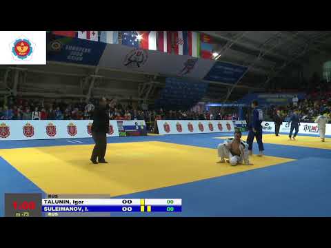 73 kg Talunin I Suleimanov I 01 04 2018 T2 КУБОК ЕВРОПЫ ПО ДЗЮДО ДО 18 ЛЕТ, ТУЛА 2018