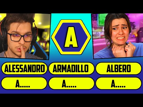 GIOCHIAMO A: NOMI, COSE E CITTÀ - STOPOTS