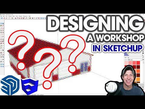 Designing a Workshop/Garage IN SKETCHUP - Part 1 - Space Planning