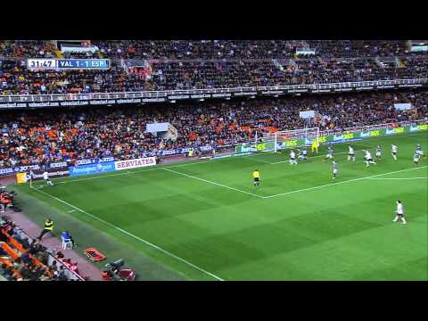Gol de Jonas (2-1) en el Valencia CF - RCD Espanyol - HD