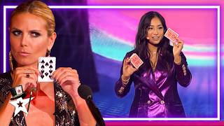 Download lagu 6 UNBELIEVABLE Magic Card Tricks on America's Got Talent! mp3
