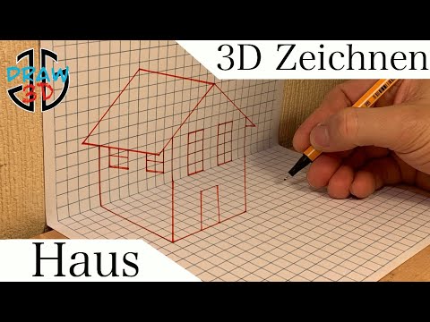 , title : '3D ZEICHNEN lernen für Anfänger wie zeichnet man ein Haus'