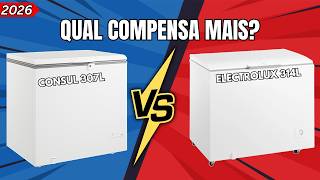 FREEZER HORIZONTAL Consul CHA31 ou Electrolux HI330? Qual COMPRAR Em 2026?