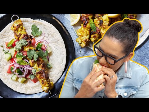 This will make you fall in love with chicken wraps again | Chicken Souvlaki | Marion's Kitchen