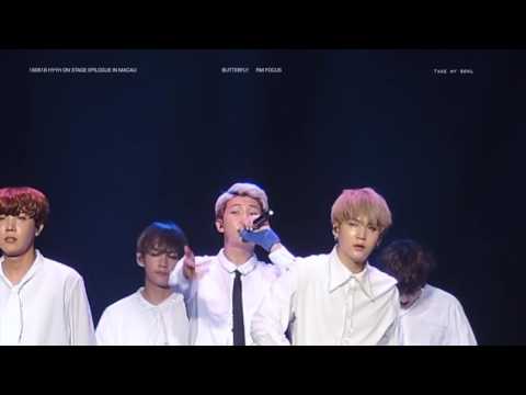 160618 BTS HYYH ON STAGE EPILOGUE IN MACAU - BUTTERFLY (RAP MONSTER FOCUS)