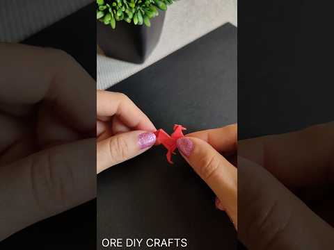 Easy Origami Rooster Tutorial - Micro - DIY @ore-diycrafts