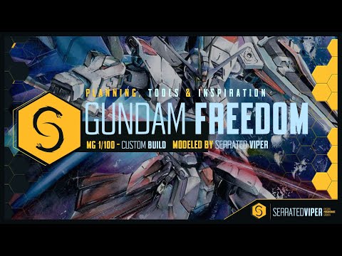 Gundam : ZGMF X10A Freedom Custom Build - Tools, Plan & Inspiration