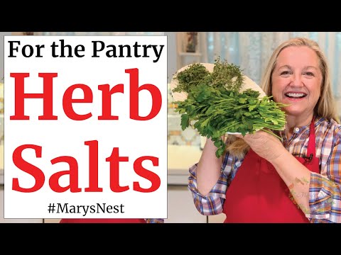 Homemade Flavored Salt Recipe - How to Make Herb Salt