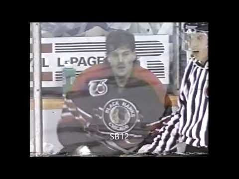 Chicago Blackhawks at Calgary Flames Jan. 27/1992