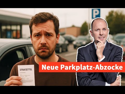 Supermarkt-Parkplatz-Abzockmaschen: 200 Euro für vier Minuten "falsch" Parken| Anwalt Solmecke