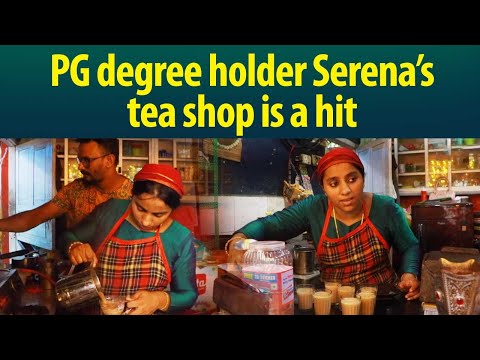 More than 50 varieties of tea available at this PG degree holder’s shop…