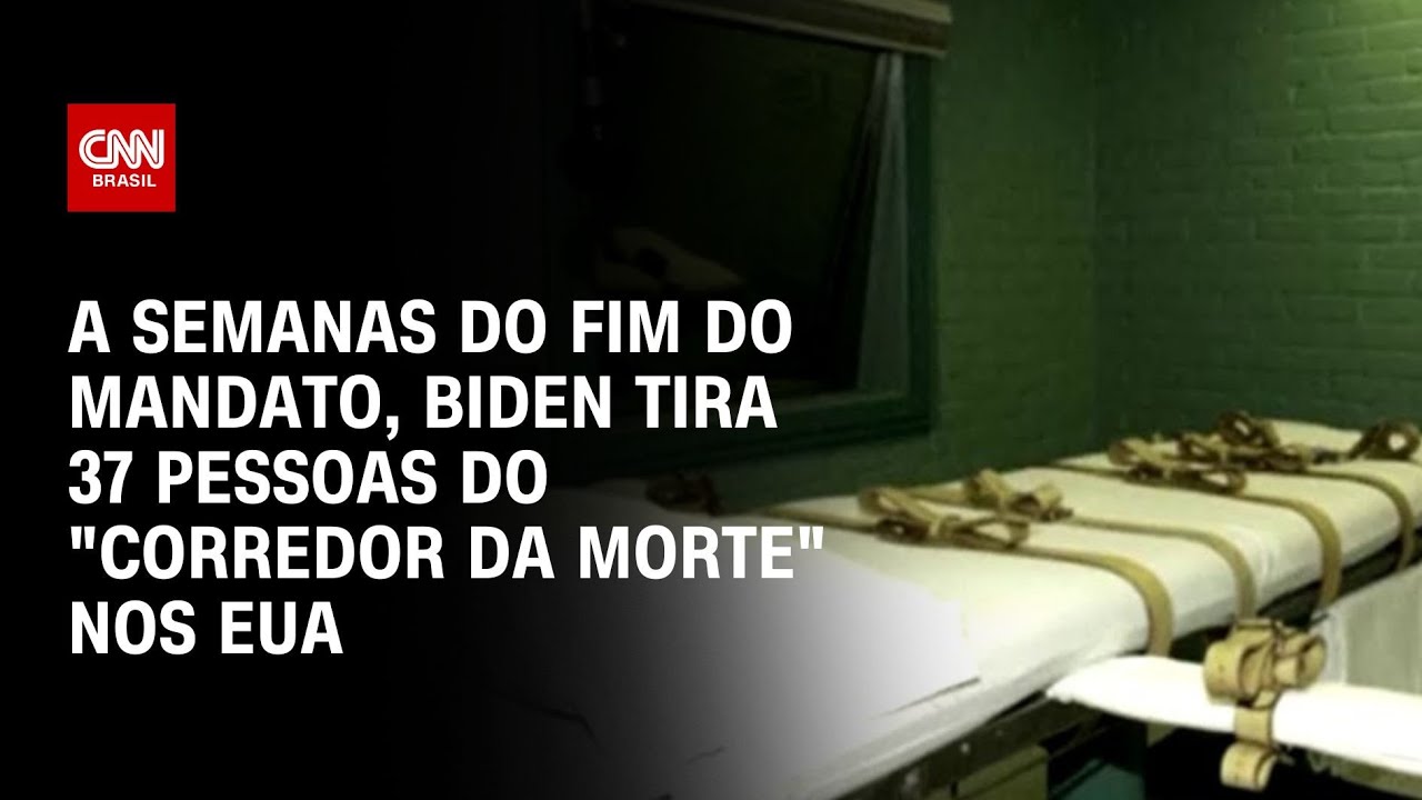 A semanas do fim do mandato, Biden tira 37 pessoas do "corredor da morte" nos EUA | LIVE CNN