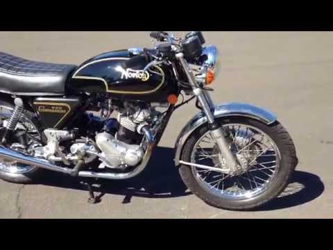 1975 Norton Commando 850 MK3 Motorcycle Video