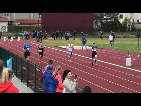 100m mężczyzn bieg 2 - Środa Wielkopolska 5.05.2019