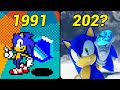 Evolution of Sonic getting the chaos emerald (1991-2023)