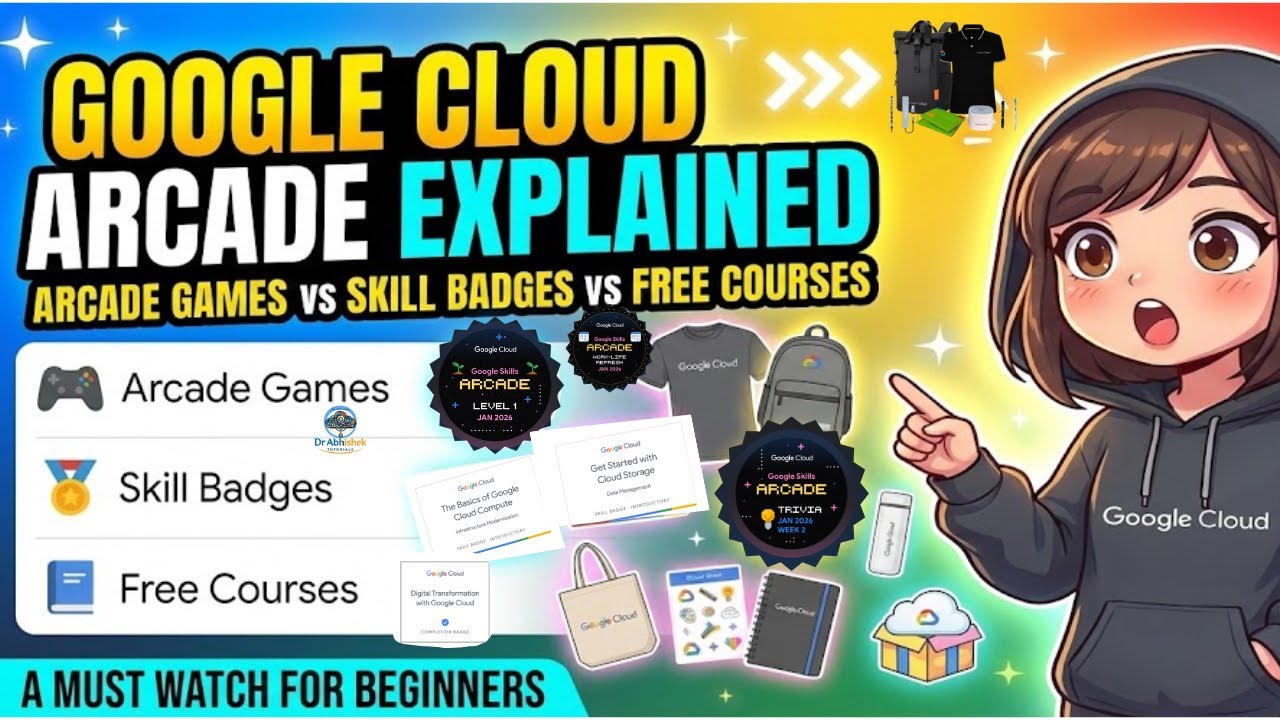 What Do Arcade Games, Skill Badges & Free Courses Mean? (Google Cloud Arcade Beginners Guide)