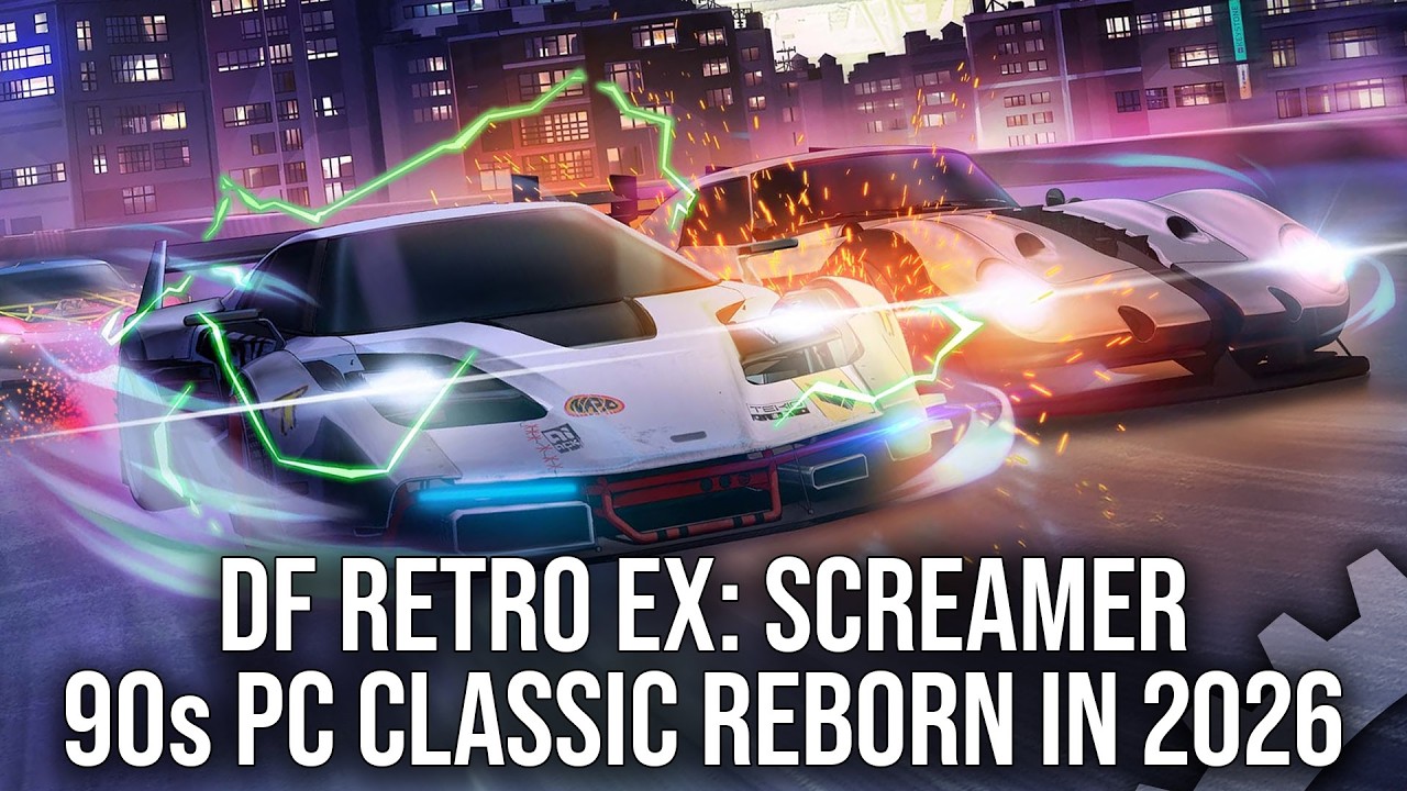 DF Retro EX: Screamer - A Brilliant Arcade Racer - From The Mid 90s To 2026!