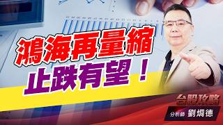 鴻海再量縮止跌有望！｜台股攻略｜劉烱德 (圖)