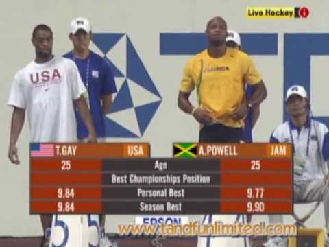 Men's 100m Final 2007 IAAF World Championships