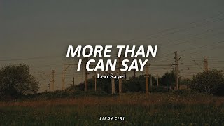 LEO SAYER-More Than I Can Say//SubEspañol//