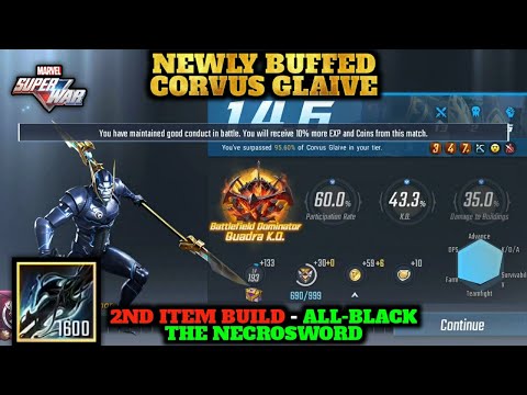 BUFFED Corvus Glaive feat. All-black the Necrosword - OP!