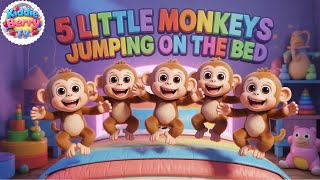 5 Little Monkeys Jumping On The Bed - And More Kids Songs