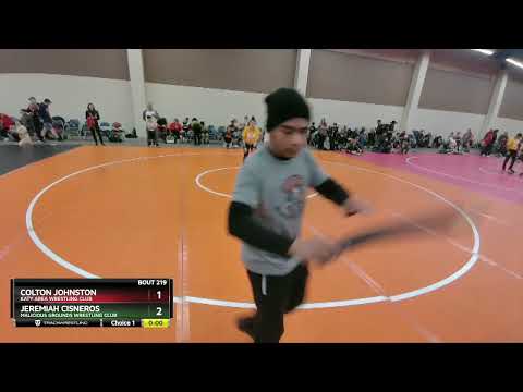 93 Lbs Round 2 - Jeremiah Cisneros, Malicious Grounds Wrestling Club Vs Colton Johnston, Katy Area