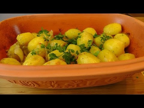 Potatoes braised in a clay pot recipe | The Organic Chef #611