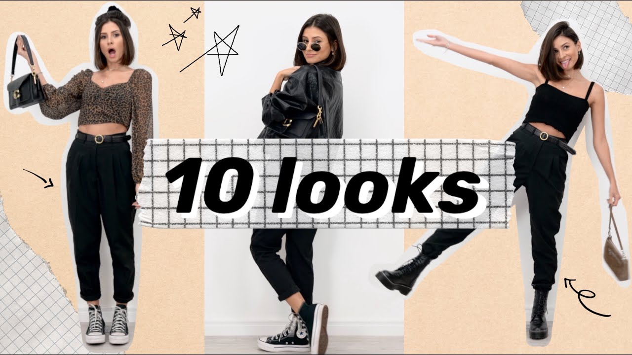 10 LOOKS com calça preta para quando você está sem ideia do que usar - Viihrocha