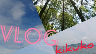🔴【vlog♥Vtuber】海ーっ🌊綺麗な空の色と変わった雲☁