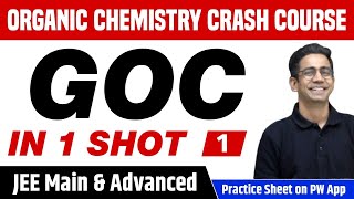 GENERAL ORGANIC CHEMISTRY in One Shot (Part 1) - All Concepts, PYQs | Class 11 | JEE Main & Advanced